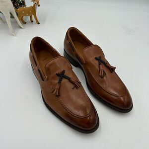 Men’s Brunomagli leather loafers size 8, made in Italy